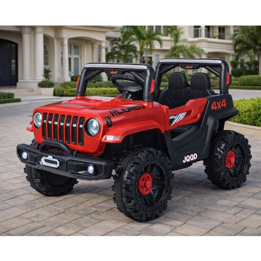 Carro Elétrico Infantil Jipão com Controle Remoto Carrinho de Passeio 12v Jipe com Buzina Zippy
