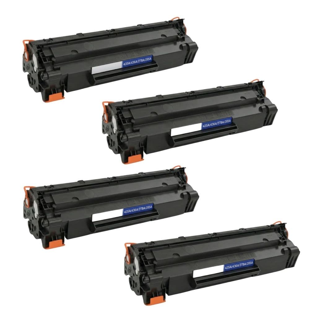 Kit 04 Toner Compatível Hp Cb435/436/278/285 P1005 P1006 P1102 M1120 M1132 Compatível com 435/436/278/285