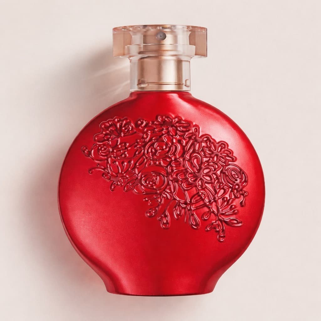 Perfume Feminino Doce Floral Marcante Alta Fixação Elegante e Sedutor - 100ml EDT Florata Red