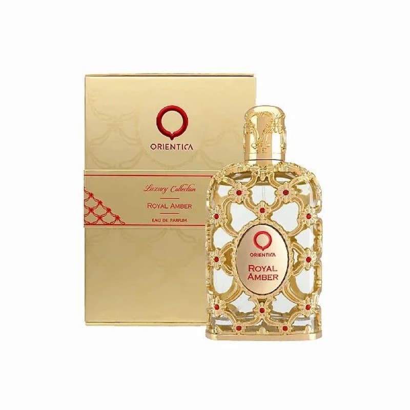 Perfume Árabe Royal Amber - Oriental Unissex com Longa Duração e Projeção Moderada a Alta