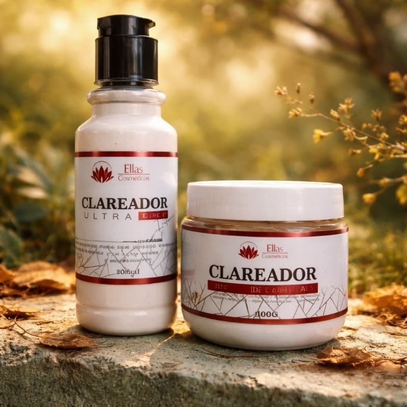 linha completa de clariadores  ellas cosméticos