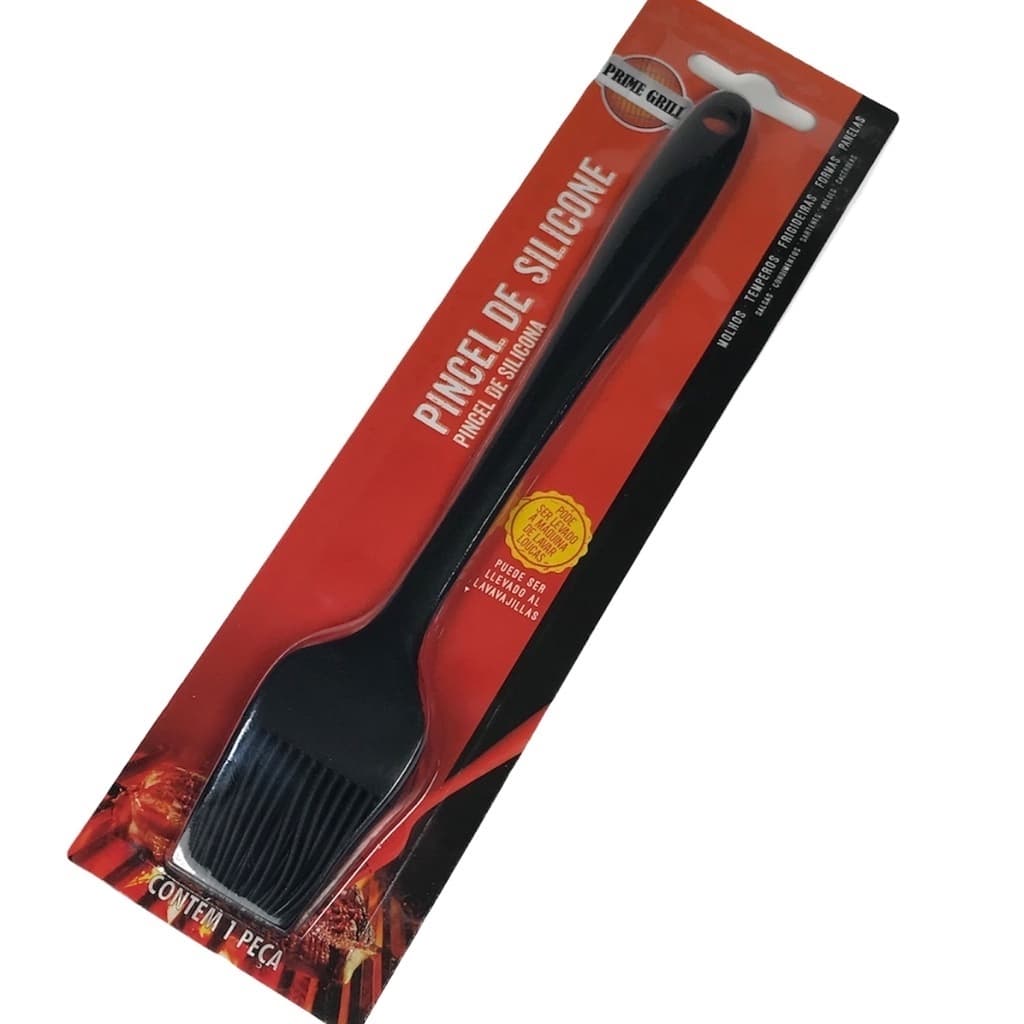 Pincel de Silicone  Preto - Prime Grill