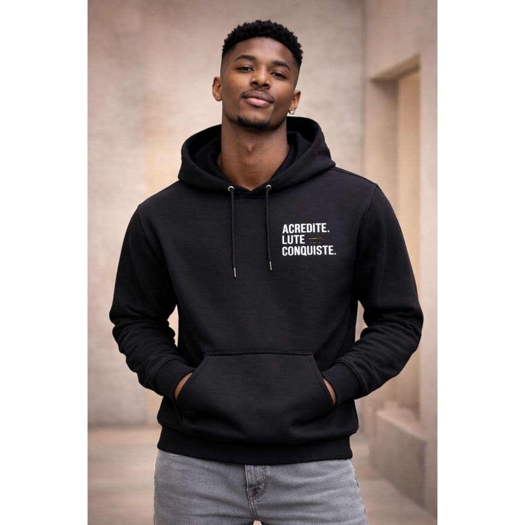 Moletom Masculino Blusa De Frio Algodão Premium Estampado Com Capuz Bolso Canguru Confortável