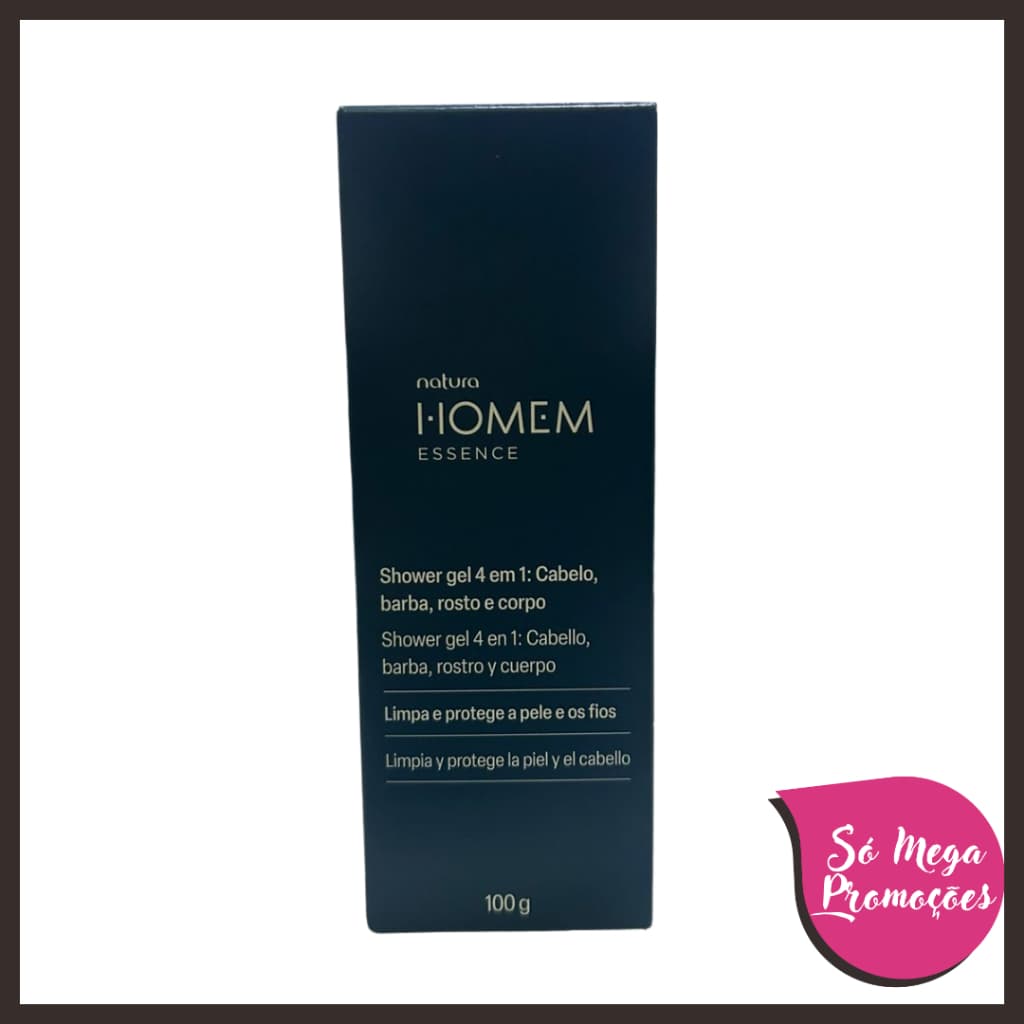 Shampoo Cabelo Barba e Corpo Natura Homem Essence