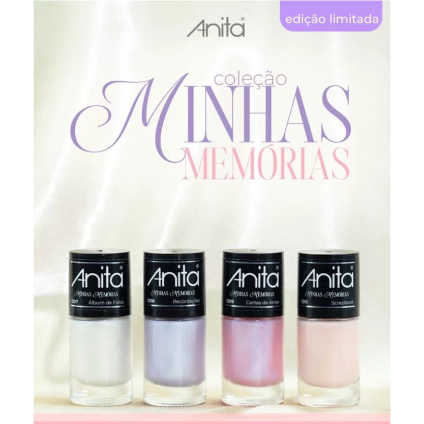 Esmaltes Anita Coleção Minhas Memorias Perolado