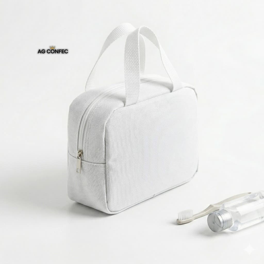 1 / 3 / 5 Necessaire Bolsa Com Alça Feminina Masculina Unissex ENVIO IMÉDIATO