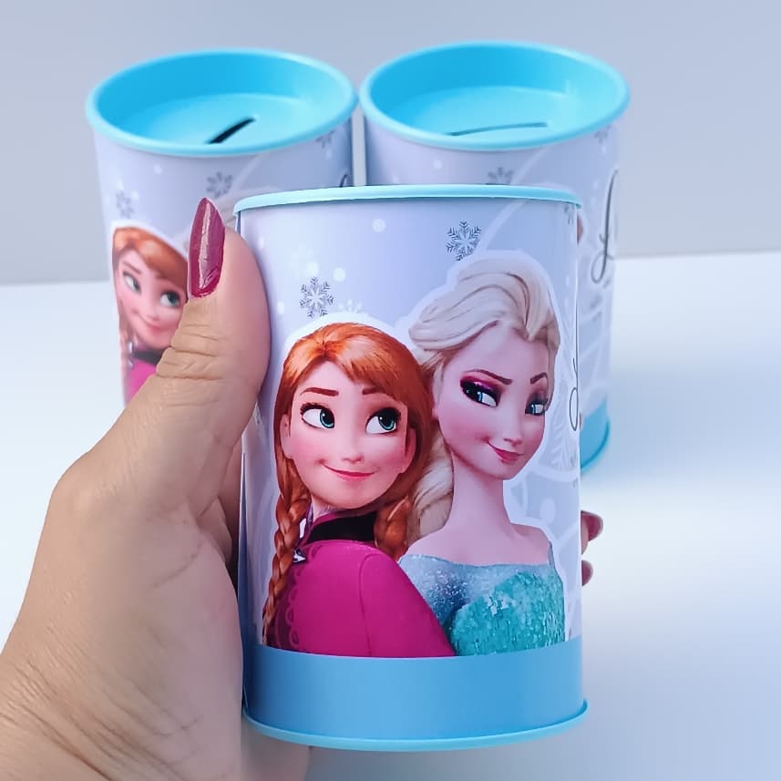 Cofrinhos Personalizados Frozen l Cofres Personalizados l Aniversário l Festa Infantil