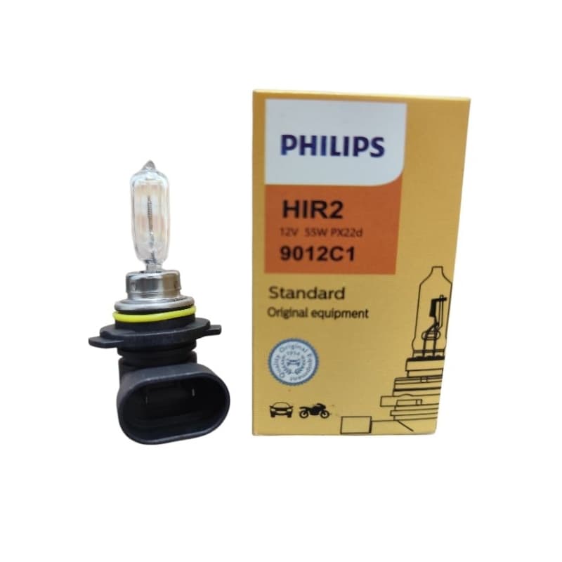 Lâmpada HIR2 12 Volts 55 Watts PH9012 Standard PX 22d Halógena 3.200k Carro e Moto
