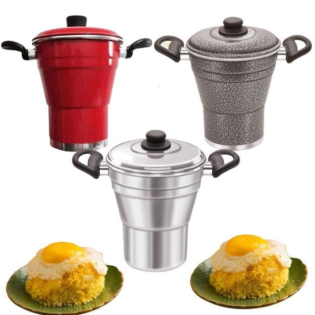 Cuscuzeiro N 12 De Alumínio Para Cuscuz Porção Individual Tradicional