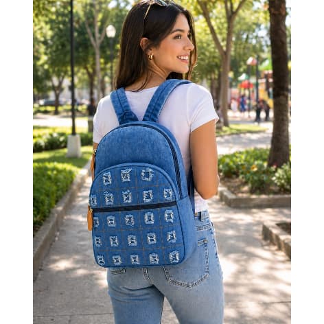 Mochila Jeans Casual – Estilo Perfeito para o Dia a Dia TW303