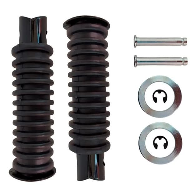PEDALEIRA TRASEIRA PAR TITAN 125 150 TODAY BIZ FAN 125 POP 100 ENCAIXE FIRME DURAVEL
