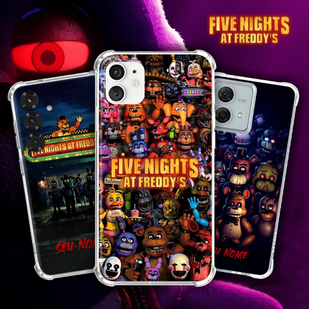 Capa de Celular FNAF Five Night At Freddy's Capinha