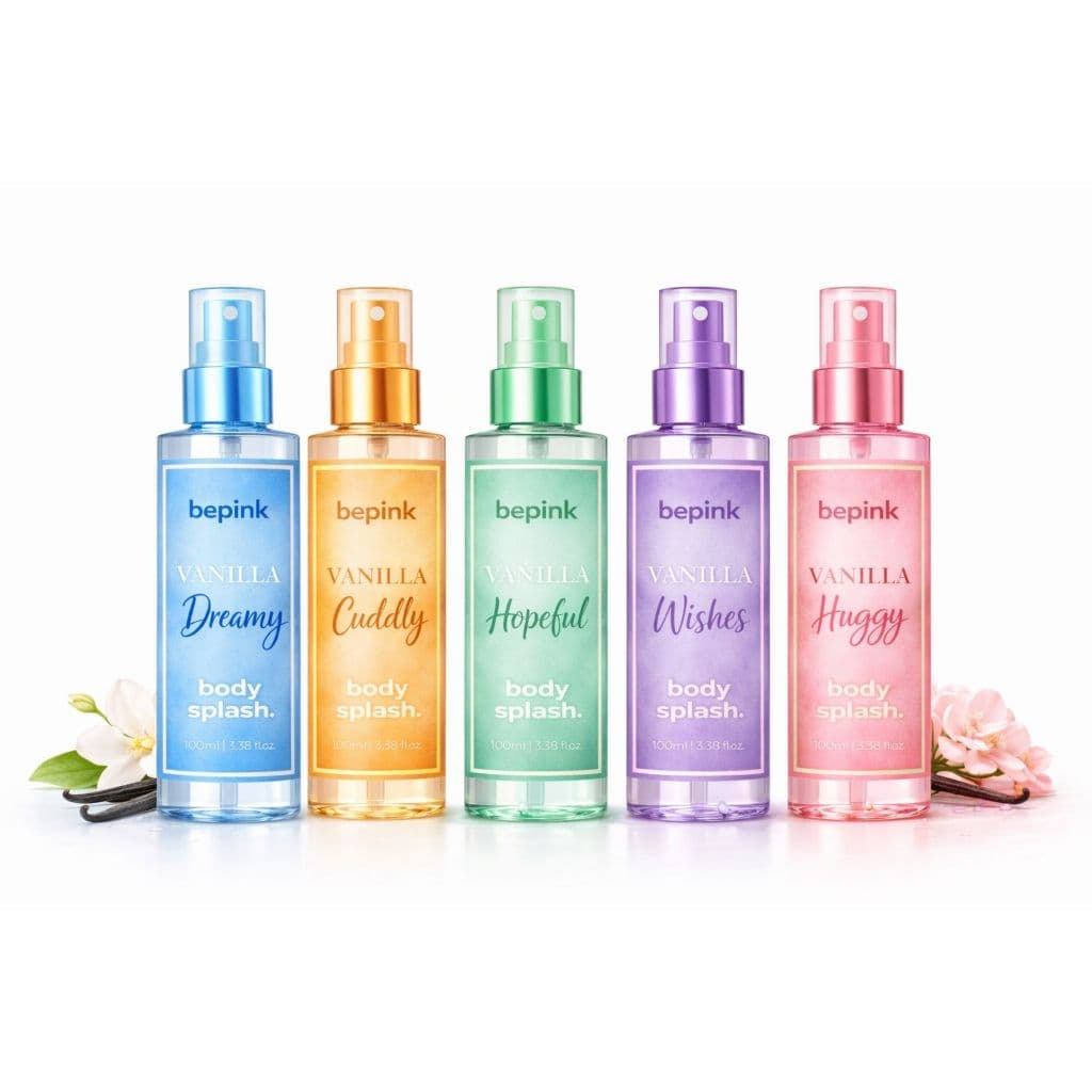 BODY SPLASH BAUNILHA VANILLA VIRGINIA WEPINK BEPINK HUGG