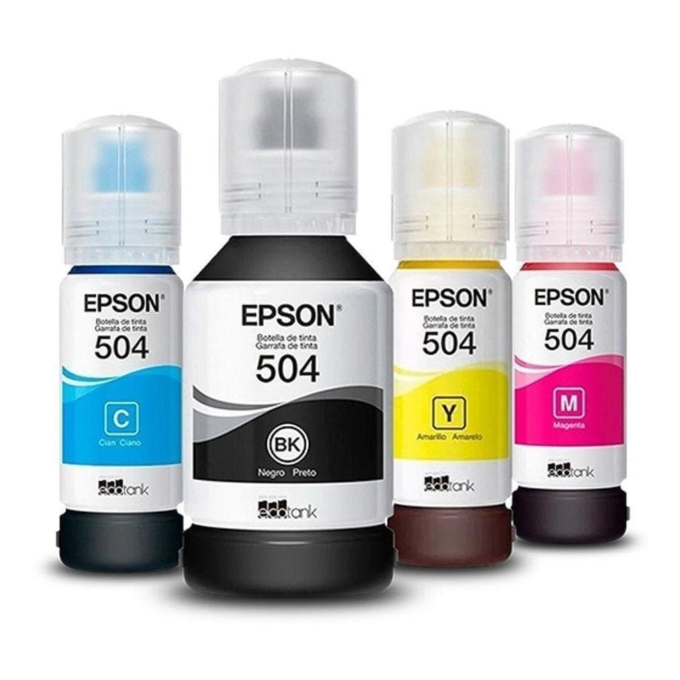 Refil Tinta 504 Epson L6161 L4150 L4160 L6191 L6171 ORIGINAL