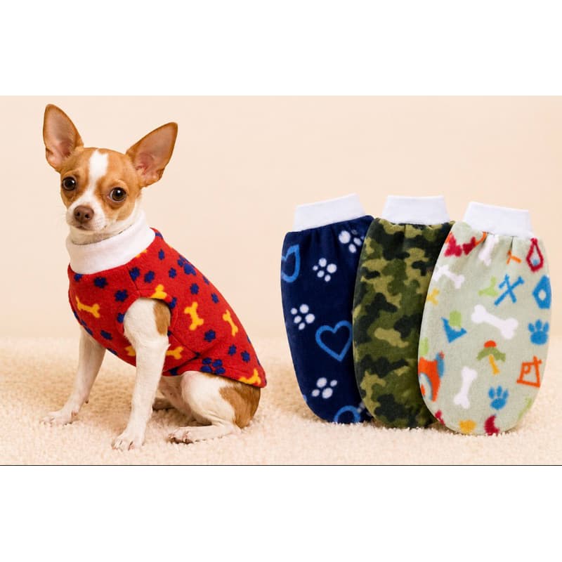 kit c/3 roupinha de soft inverno para cachorro de pequeno , médio e grande porte