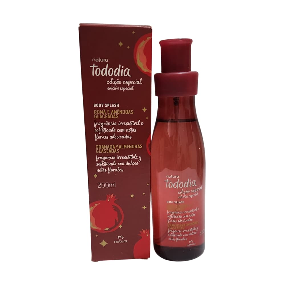 Natura Body Splash Tododia Romã e Amêndoas Glaceadas 200 ml