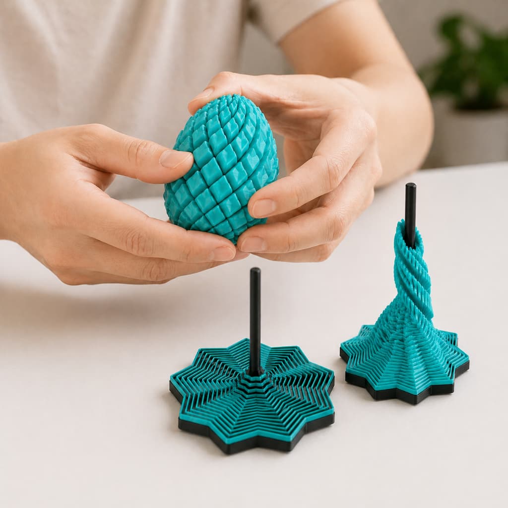 Kit 3 Fidget Antiestresse, Estrela Sensorial 3D, Ansiedade, TDAH, Autismo, Relaxante, Terapêutico
