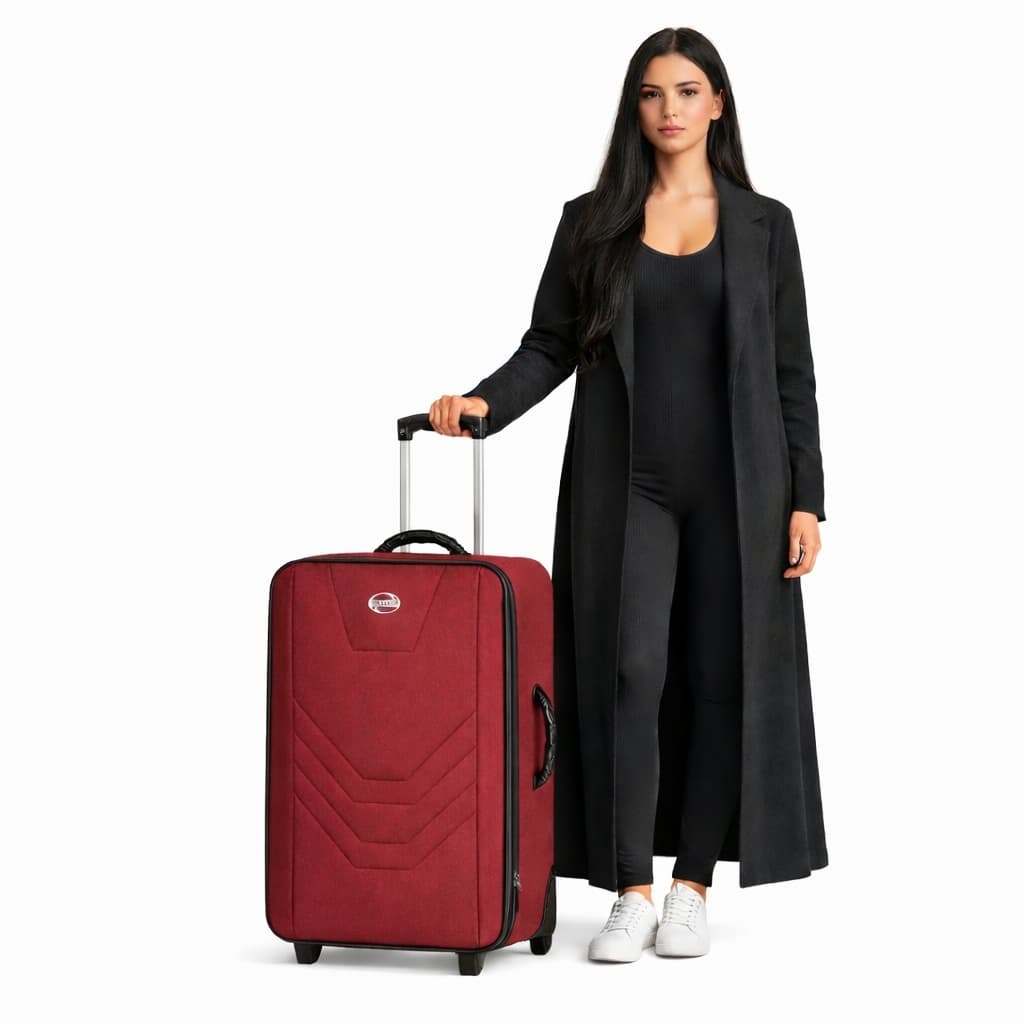 Mala de Viagem Fecho em Zíper /Rodinha Village 23kg TMM*