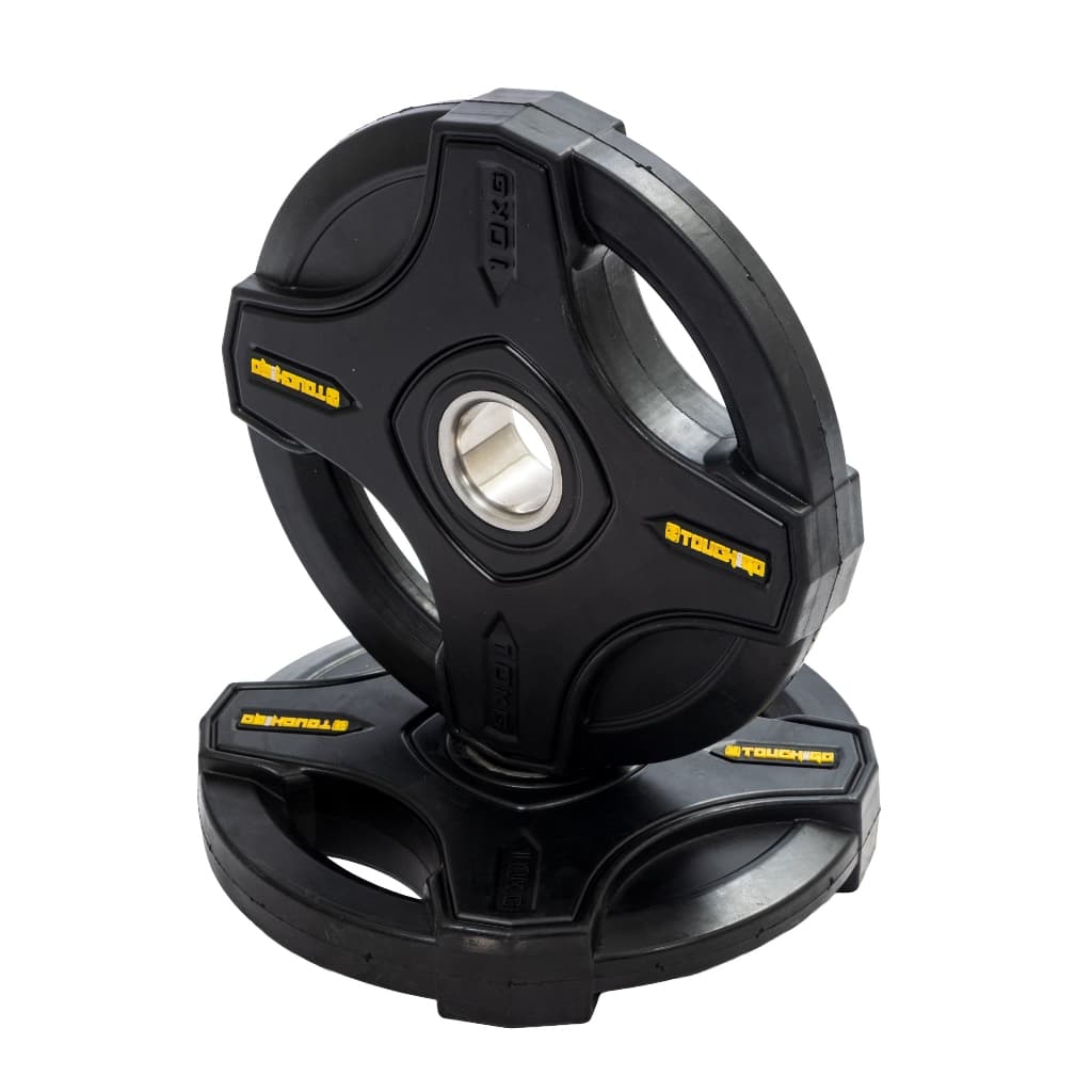 Anilhas Sports Vulcanizadas 10Kg Peso Para Casa e Academia - (2 Unidades) Touch And Go