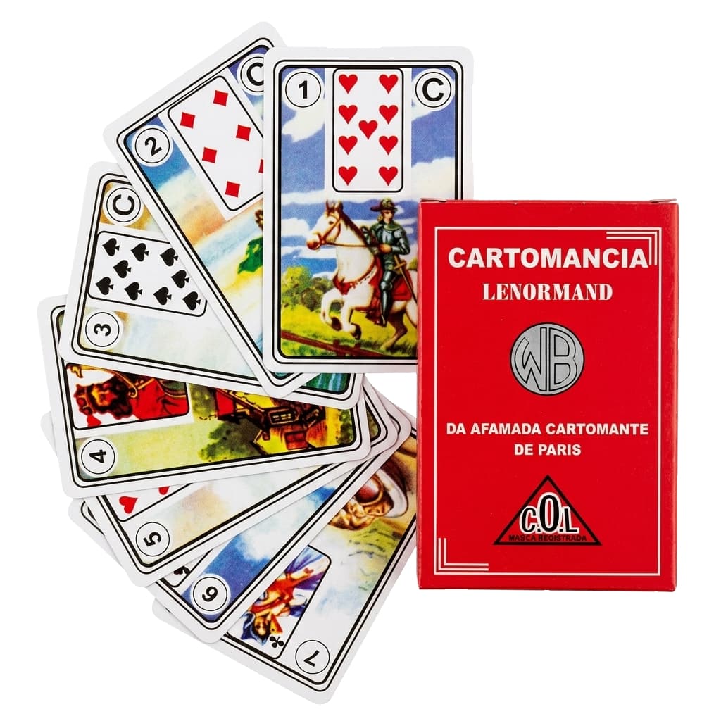 Baralho Lenormand Cigano Manual P/ Iniciantes Tarot Marselha