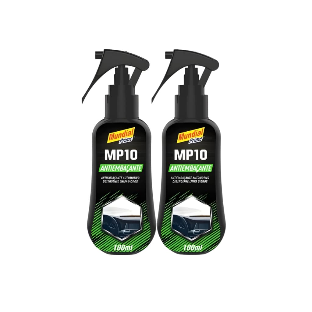 Kit 2 Unidades de Anti Embaçante de Vidros MP10 Desembaçante Para Uso Geral Todos os Vidros 100ml