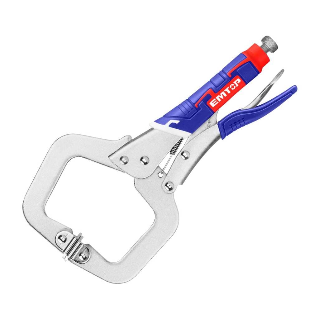Alicate Tipo C Pressão Com Trava Para Solda 11 Pol. C-clamp