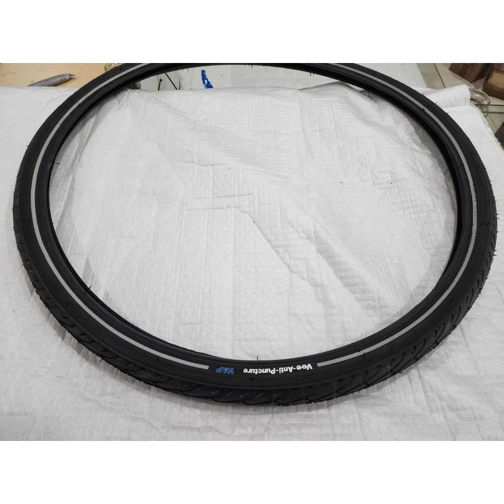 Pneu  Vee Rubber 700x42 com faixa reflexivel original da caloi city e-vibe de bike zero km desmontada