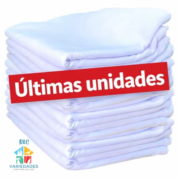 Kit Pano de Prato Legítimo PÉ DE GALINHA BRANCO 41 X 66 cm Envio Imediato
