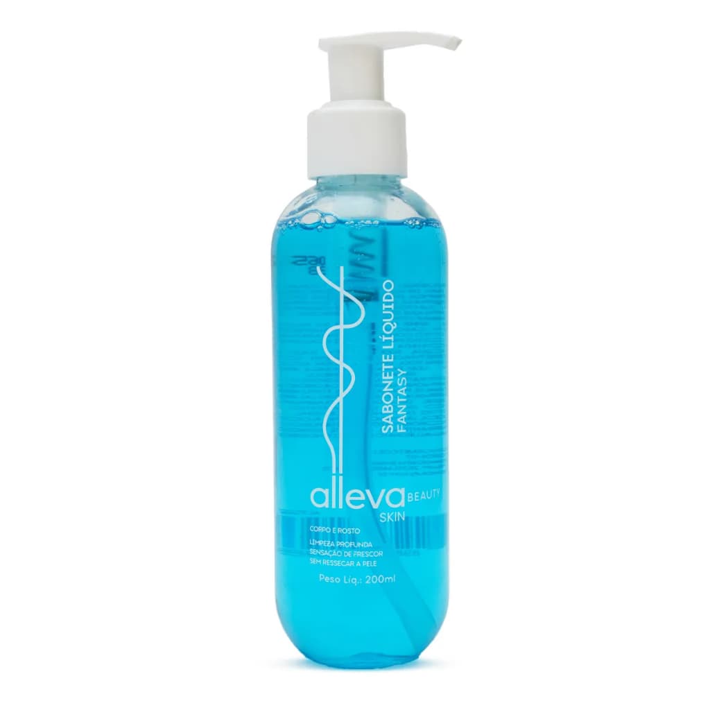 Sabonete Líquido Fantasy Alleva Higiene Corporal Fragrância Suave
