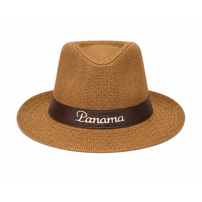 Chapéu Panamá City Aba Média Casual Clássico Elegante Leve Unissex Atemporal Versátil Verão Fino