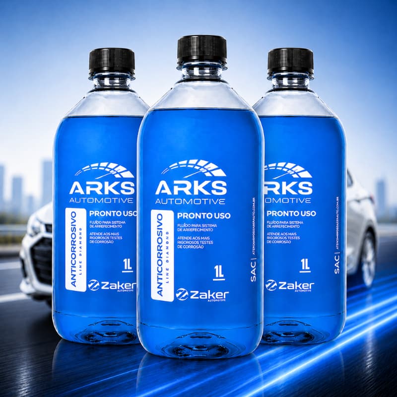 Aditivo Anticorrosivo Radiador Azul Alta Durabilidade Motor Proteção Premium Novo Zaker