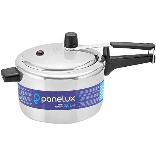 Panela De Pressão 3 Litros Panelux Classic Alumínio Polido