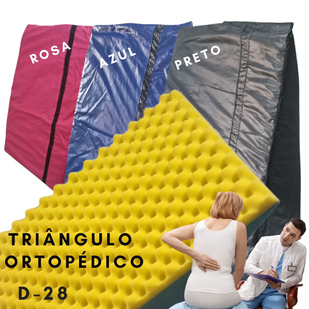 Travesseiro Encosto ortopedico caixa/Casca De Ovo Triangular Descanso Repouso Leitura pós cirurgico