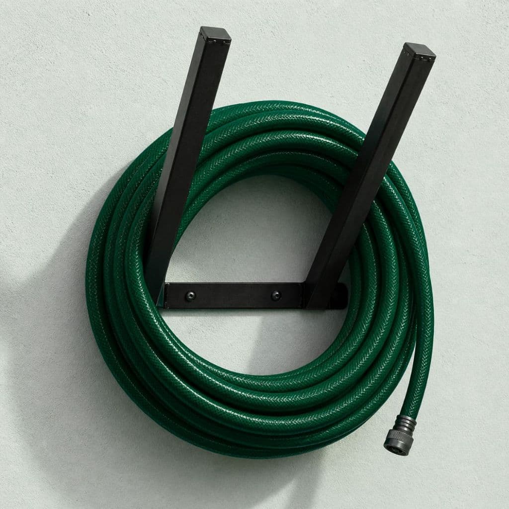 Suporte Para Mangueira Jardim em Aço Reforçado de Parede Organizador Mangueira Fácil Instalação