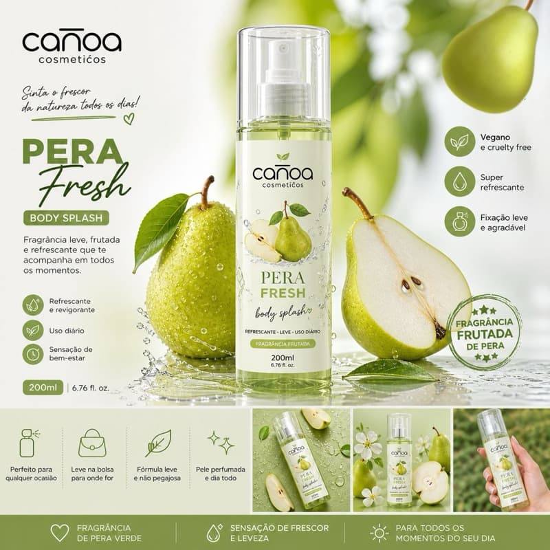 Body Splash Pera Fresh 200ml