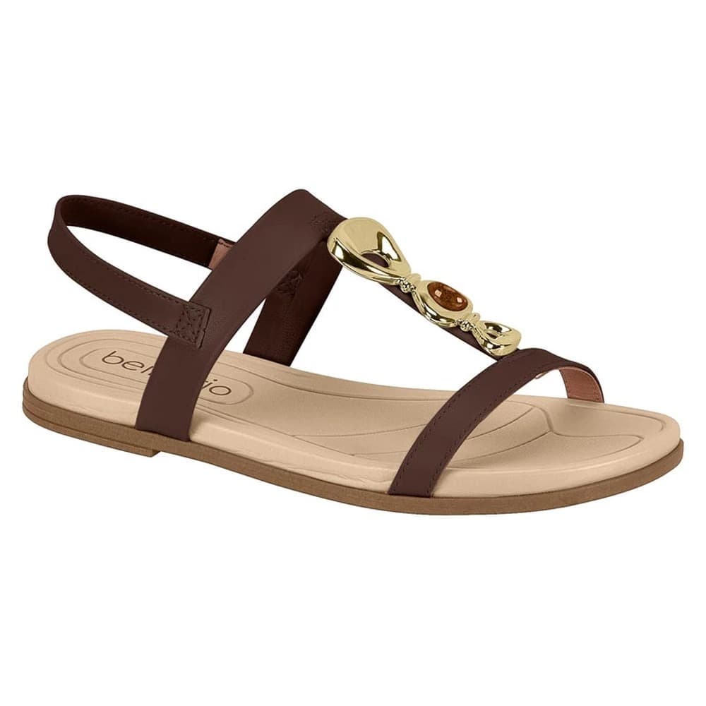 Sandália Rasteira Feminina Confortável Beira Rio Ultra conforto 8507.125.9569 | Original Beira Rio