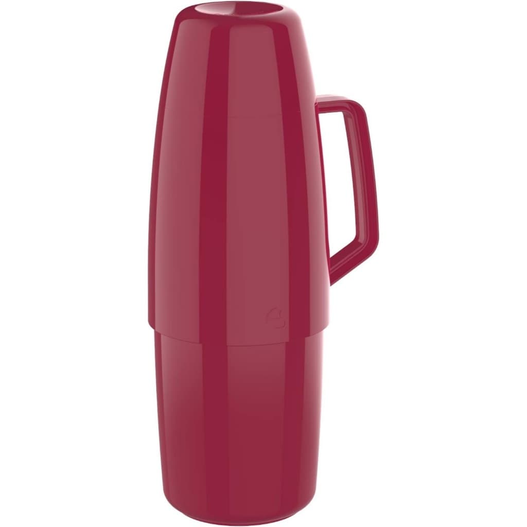 GARRAFA TÉRMICA LÓTUS 1 LITRO VERMELHO - SOPRANO