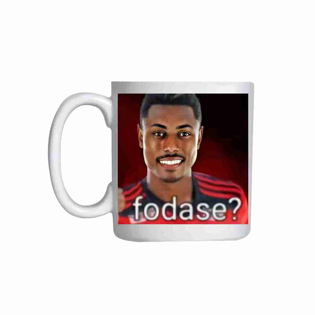Caneca fodase de Porcelana Bruno Henrique Meme Atacado