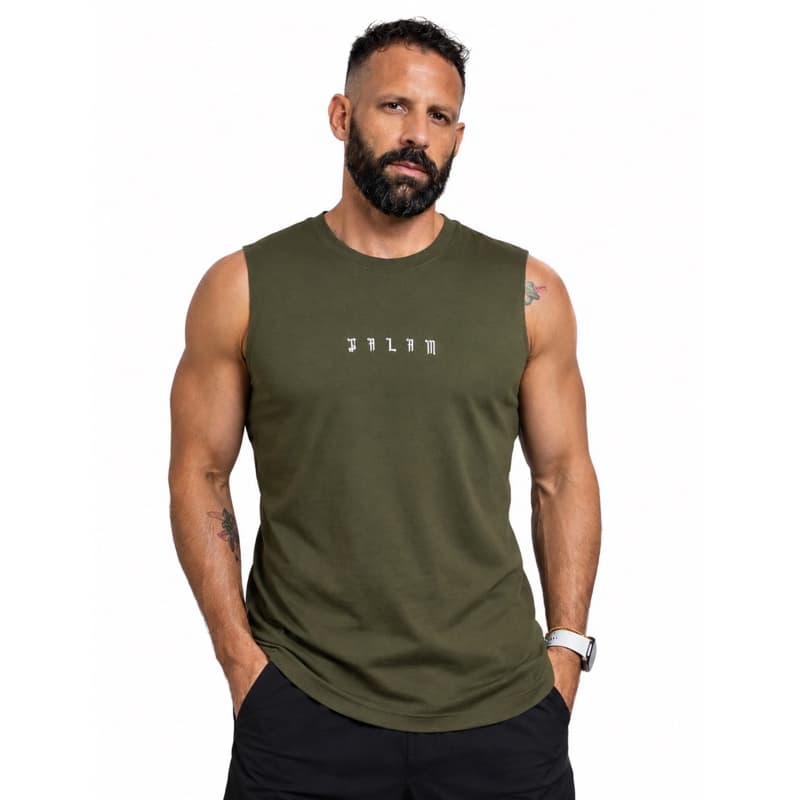 CAMISETA REGATA Masculina Esportes Treino Academia Algodão/Viscose Premium Dia a Dia Conforto máximo