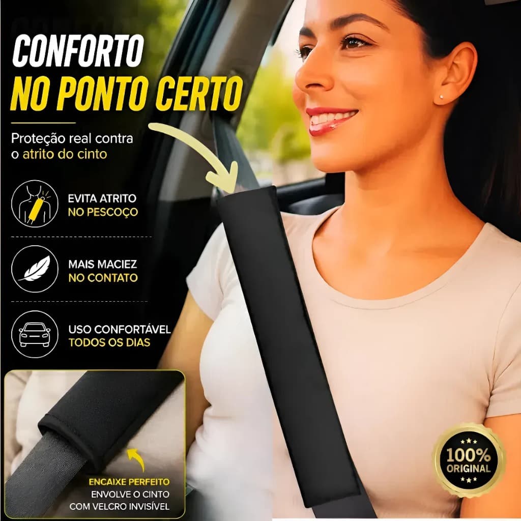 CAPA PARA CINTO DE SEGURANÇA PAR