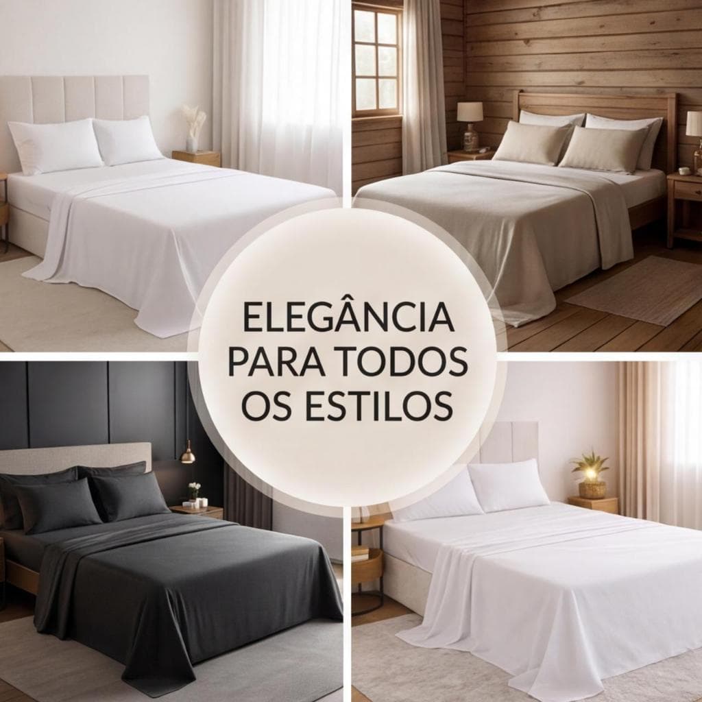 Lençol Sem Elastico Premium com Bainha Casal Queen Solteiro Confoto de Hotel