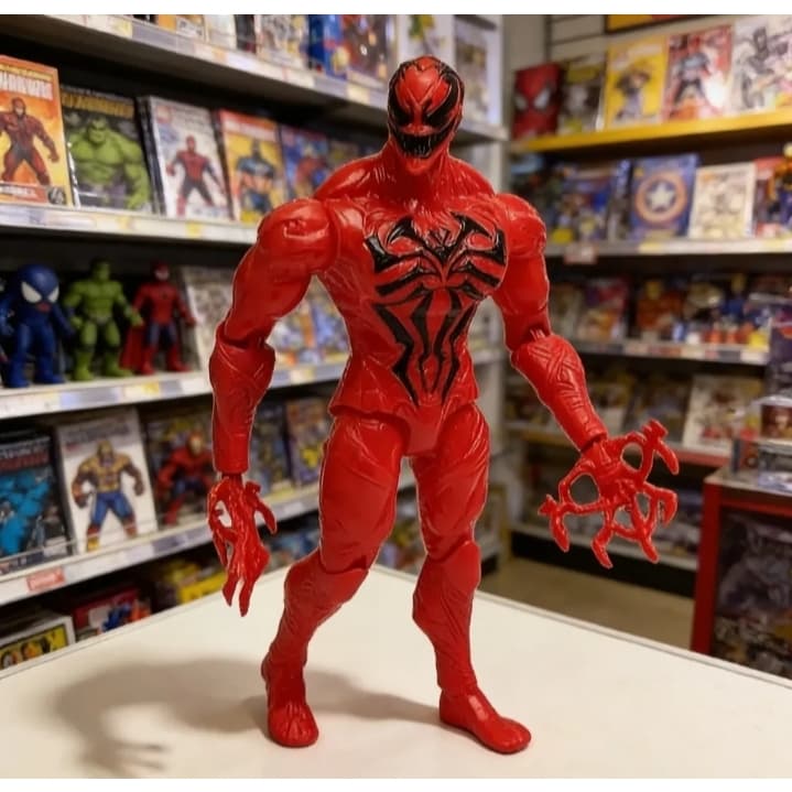 Boneco Venom Vingadores Avengers Grande 30 Cm Articulado Luz E Som De Batalhas Lutas Heroes