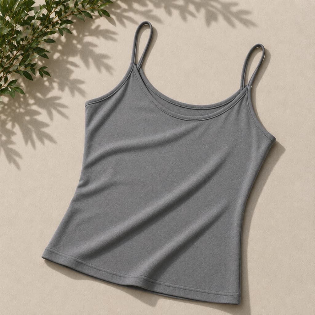 Blusas Regata Feminina Suplex Alça Fina Cropped Tube Básica Alcinha Blusinha - 1,2 ou 3 Peças Envio Rápido