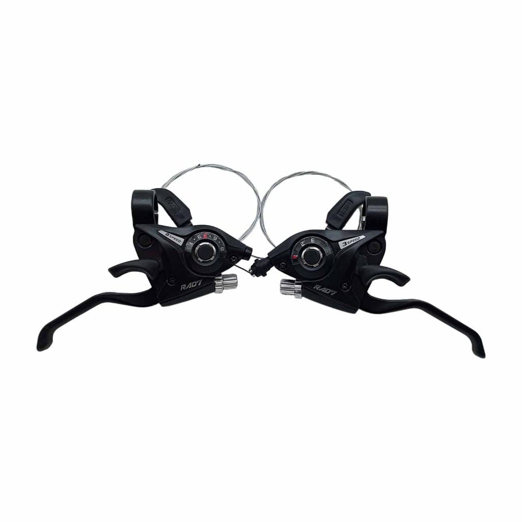 Par de Trocador Passador Alavanca Rapid Fire 24 marchas index 8v Bike Mtb