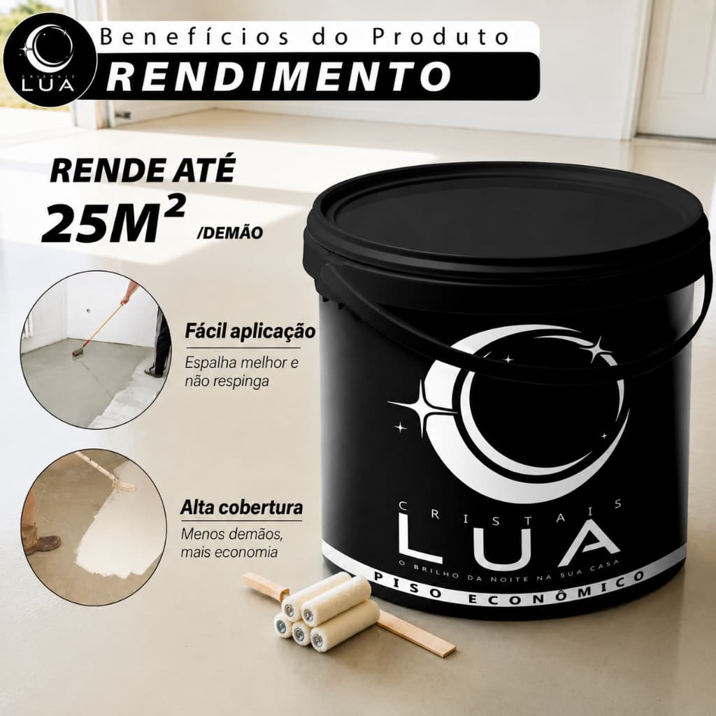 Tinta para Piso Econômica Garagem Calçada Varanda Alta Resistência 4,2kg ou 900g Rende até 20m²
