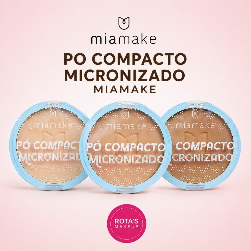 Pó Compacto Micronizado Mia Make