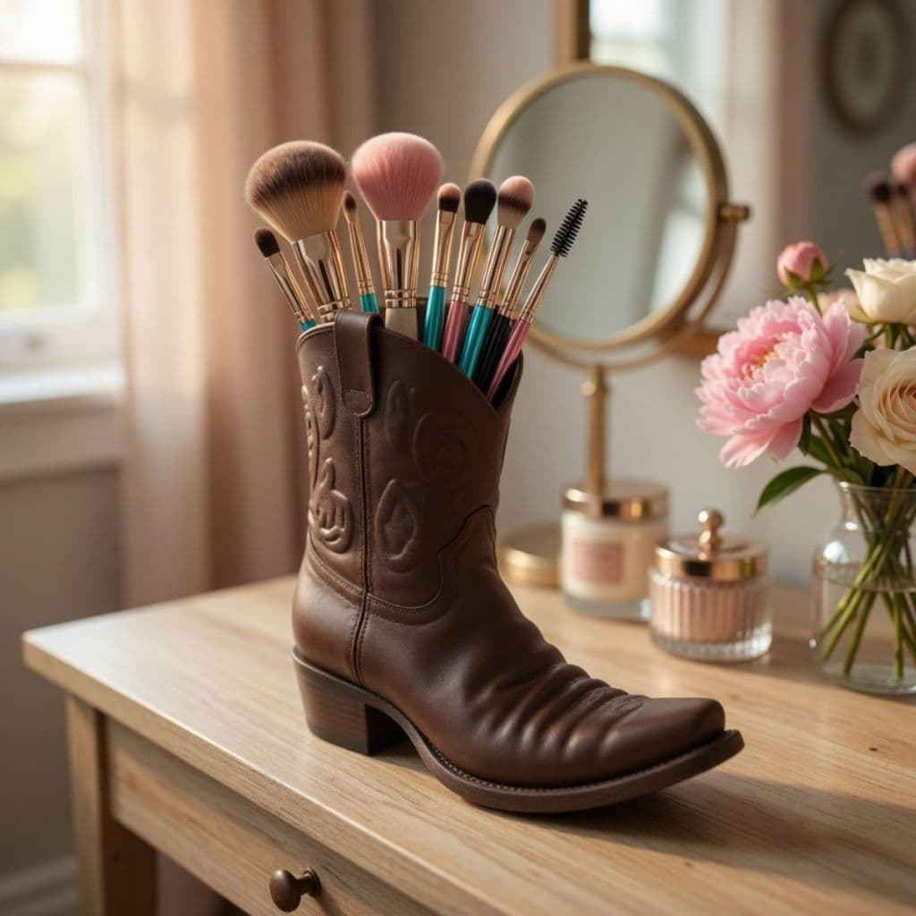 Bota Country Organizador Decorativo Multiuso Decoração Criativa