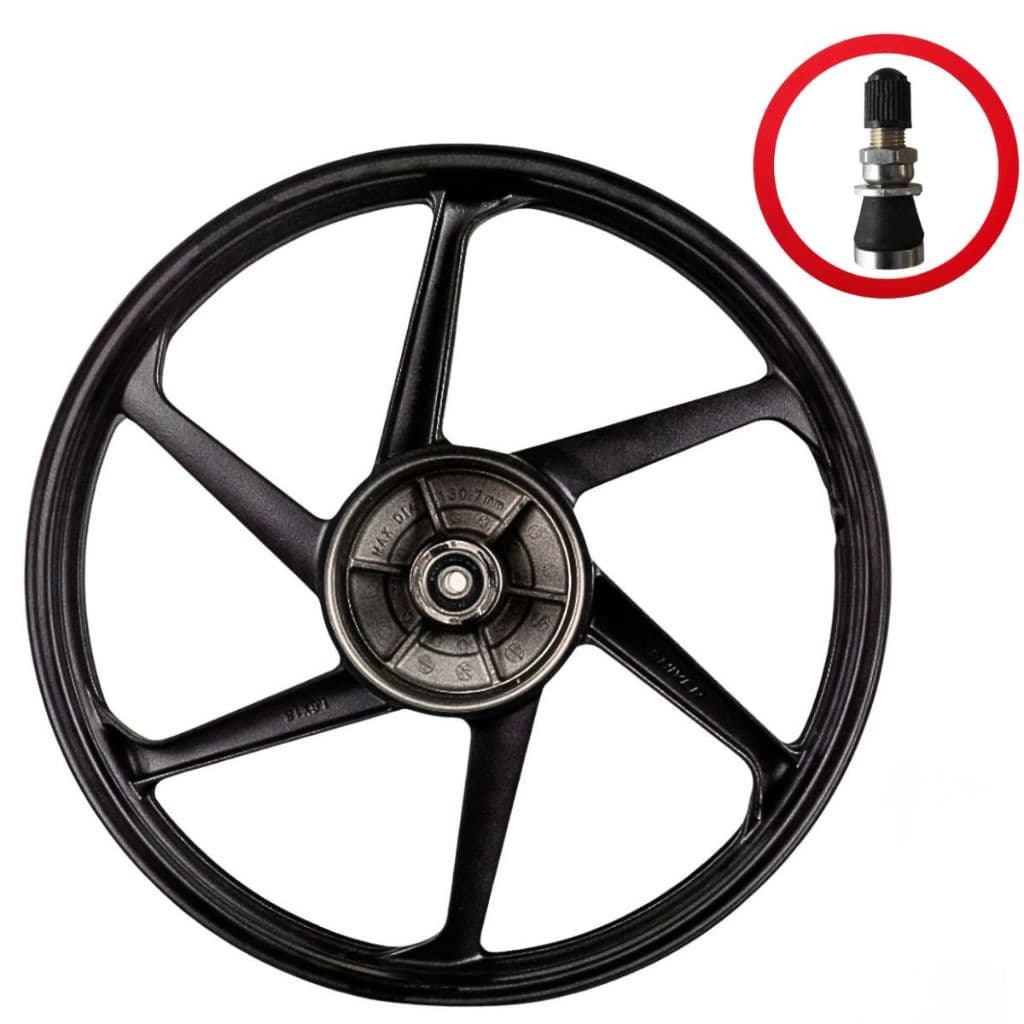 Roda Liga Leve Traseira aro 18'' Para Titan 150 160 modelo 6 Palitos + BICO METAL