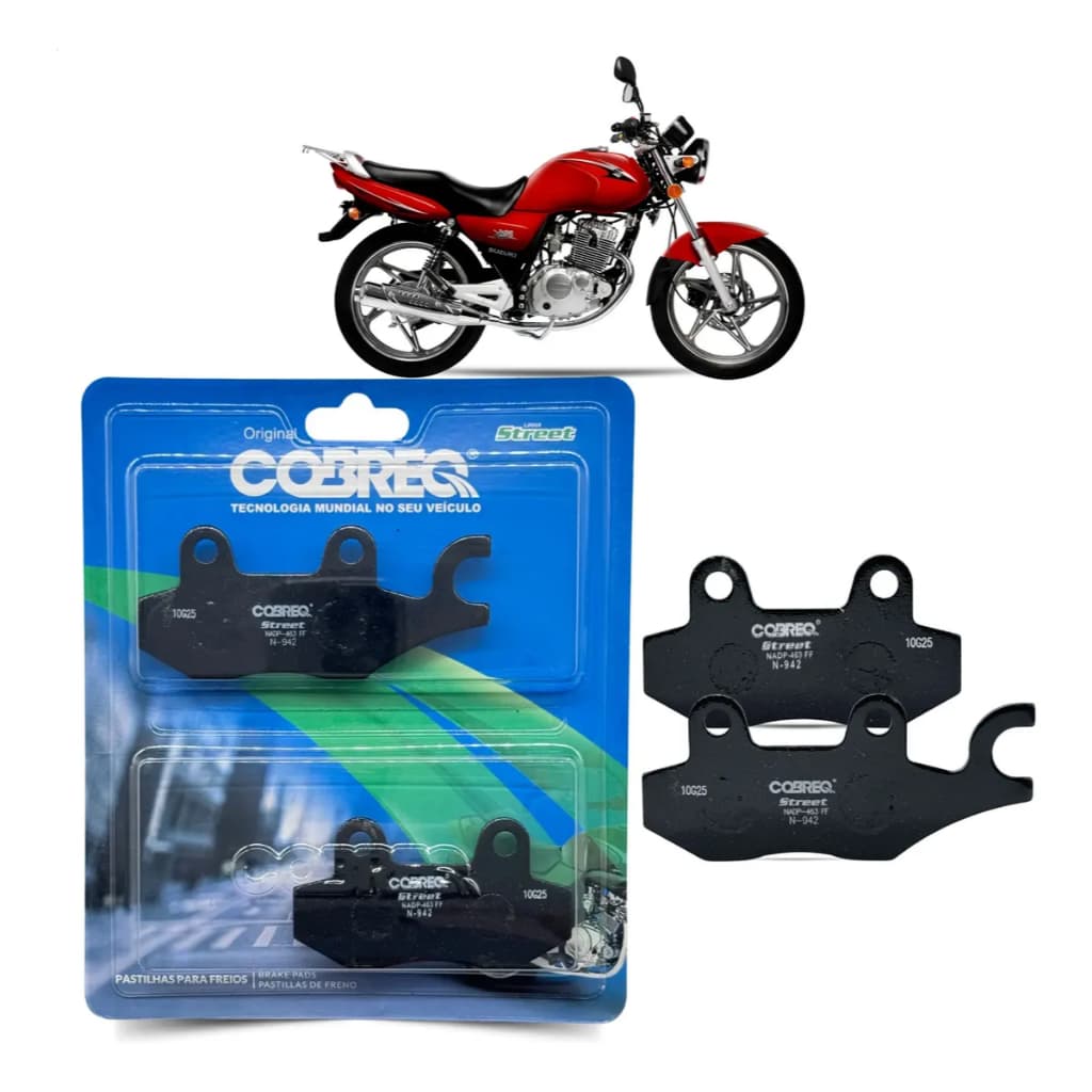 Pastilha Freio Dianteiro Suzuki Yes 125 Original Cobreq