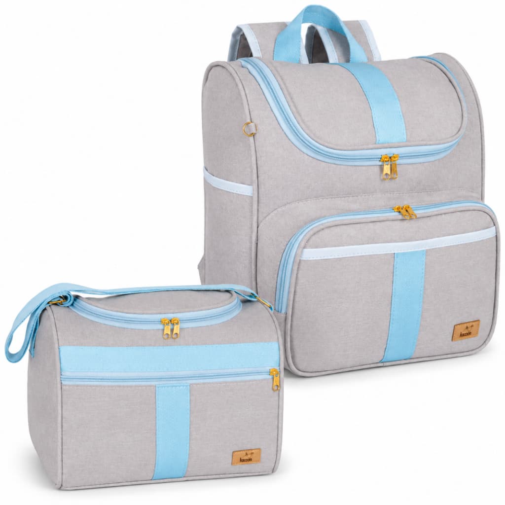 Bolsas Maternidade Kit 02 Peças Bolsa P e Mochila Harmonia